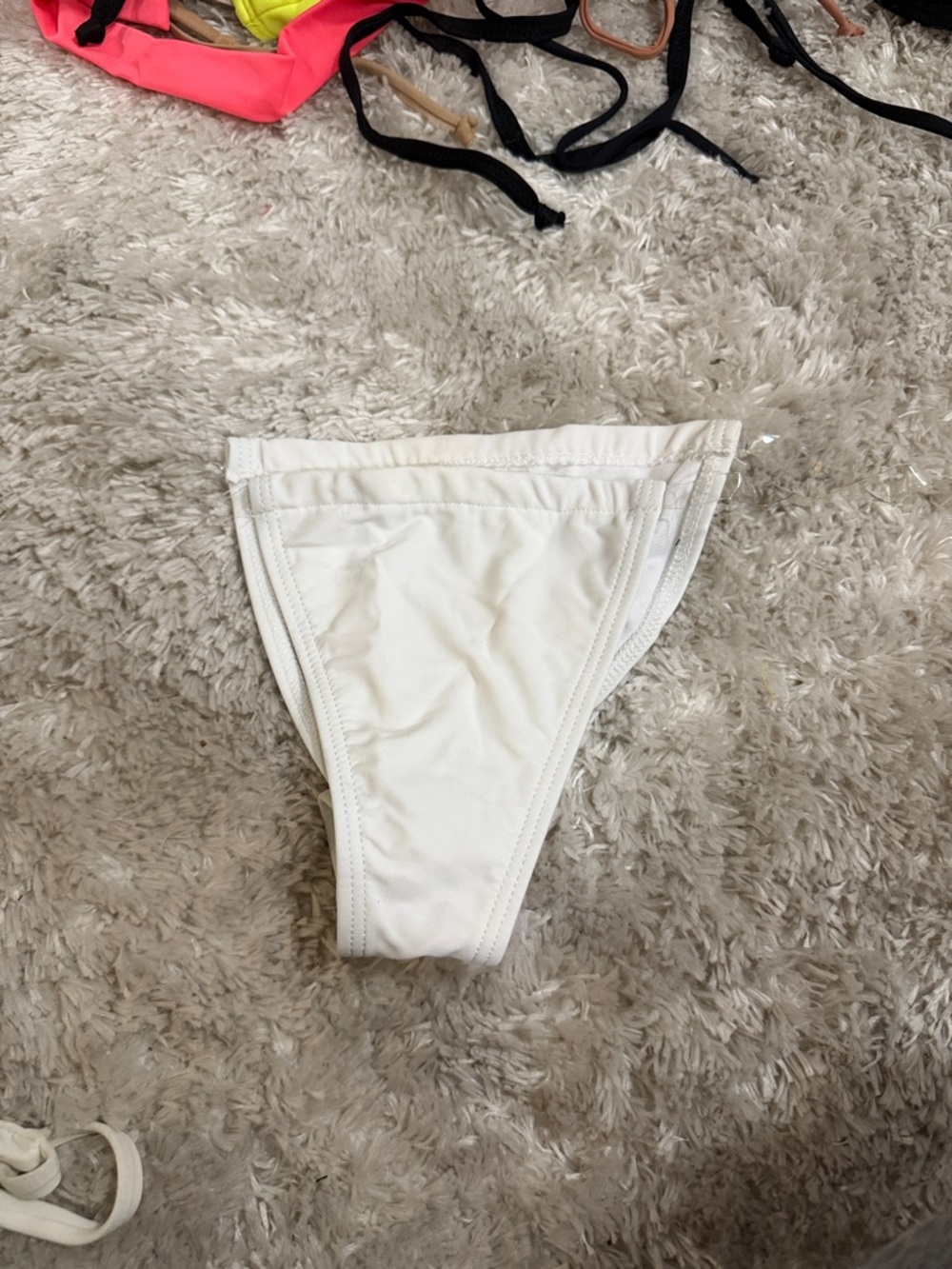 Fashion Nova White Bikini Bottoms